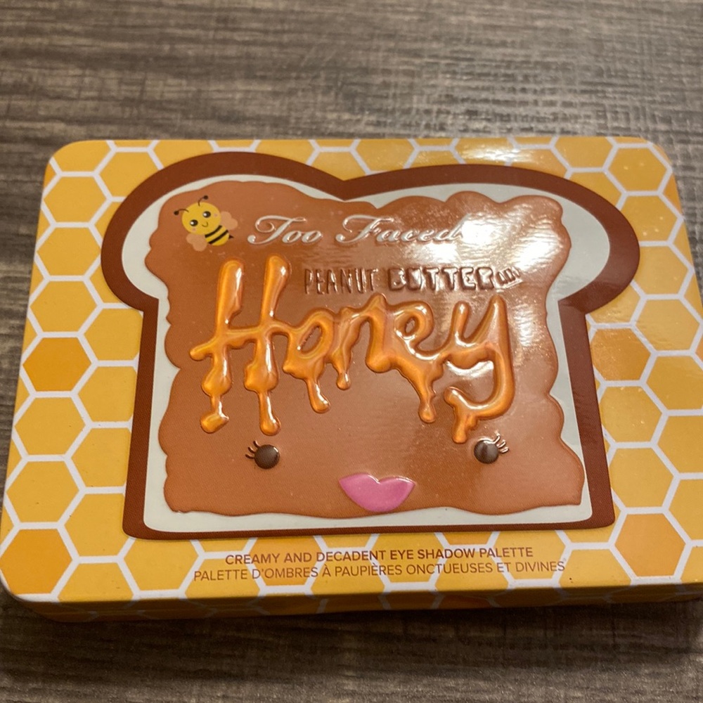 too faced peanut butter and honey palette w/o look book